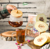 دمنوش میوه ای مخلوط به+گل محمدی+بهار نارنج