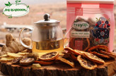 دمنوش میوه ای مخلوط لیمو+زنجبیل+نارنج