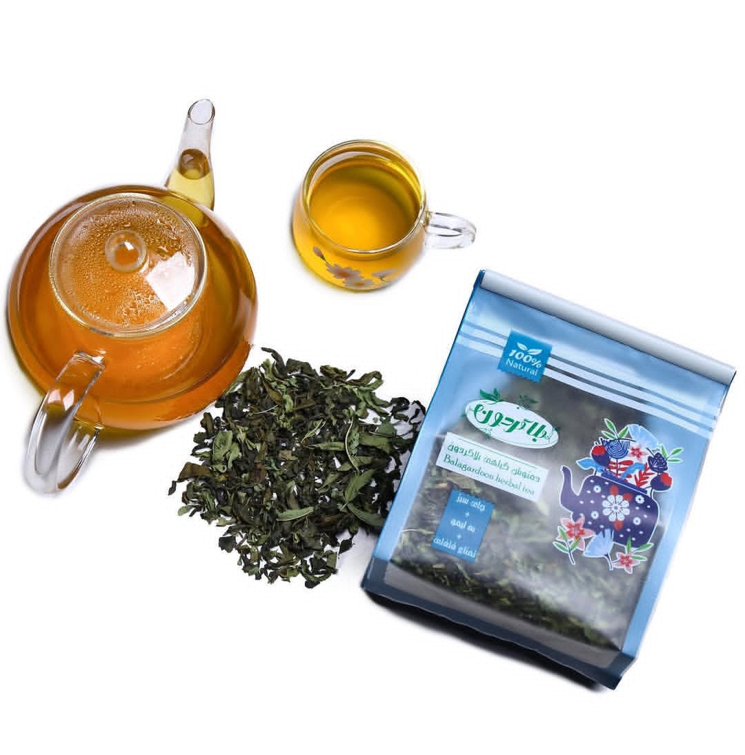 دمنوش گیاهی چای سبز+به لیمو+نعناع فلفلی